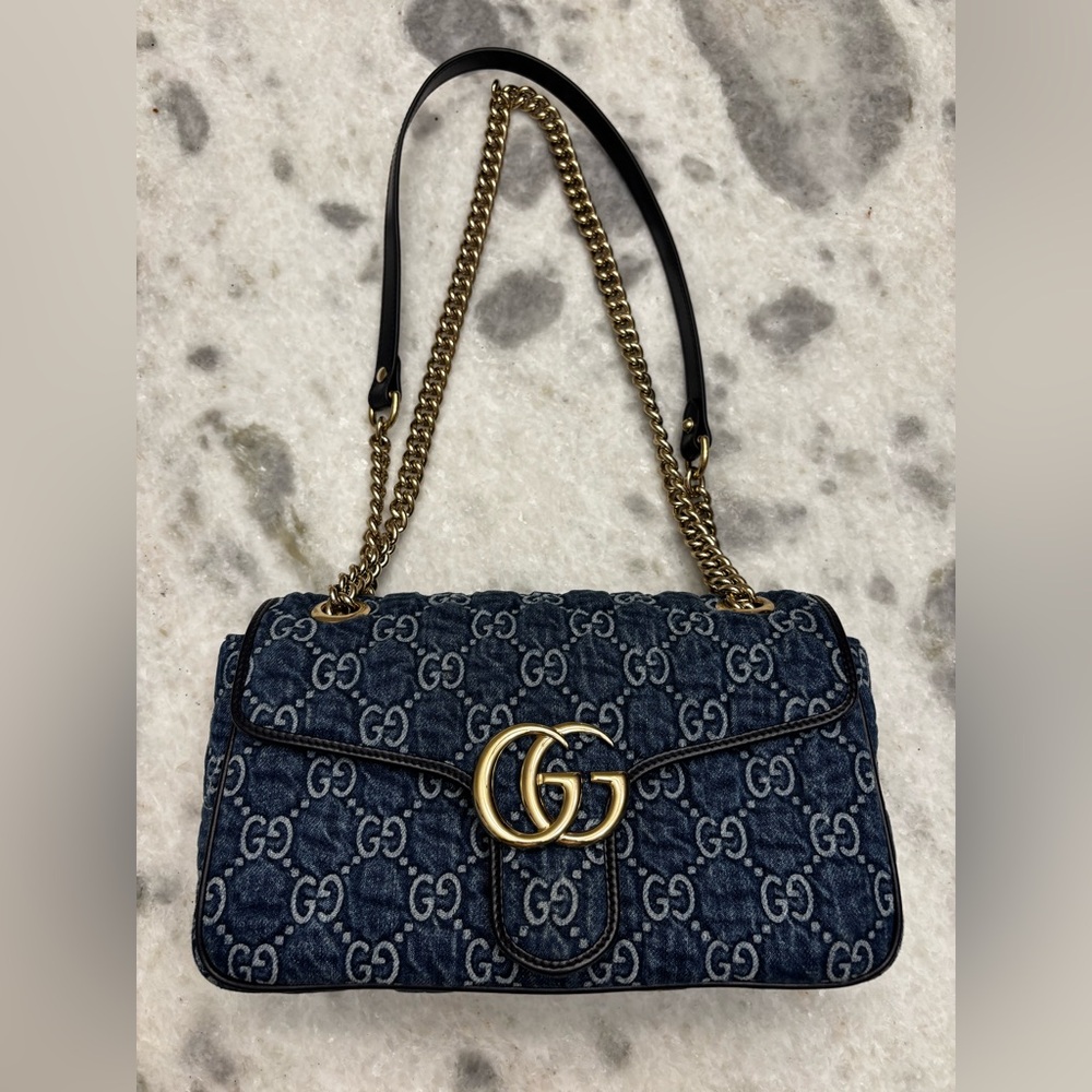 Gucci GG MARMONT SMALL SHOULDER BAG *Perfect for Summer* - Picture 9 of 13
